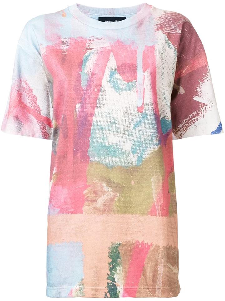 Guernika Abstract Print Long T-shirt