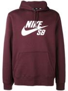 Nike Sb Icon Pullover Hoodie - Red