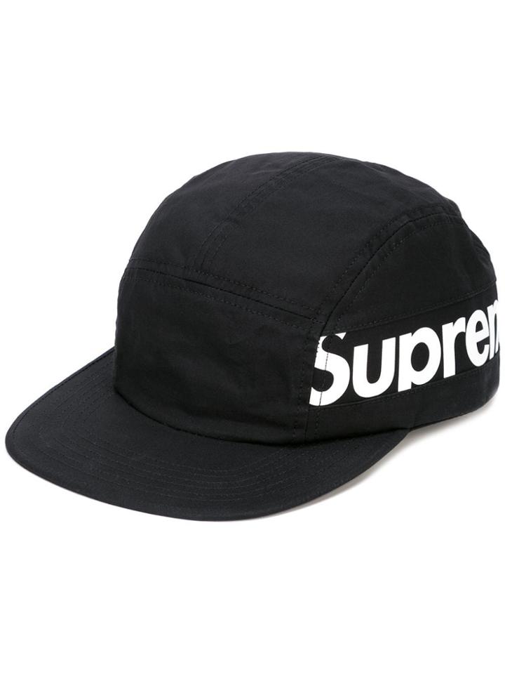 Supreme Side Panel Camp Cap - Black