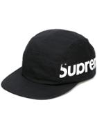 Supreme Side Panel Camp Cap - Black