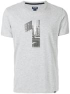 Woolrich Slim Fit Chest Print T-shirt - Grey