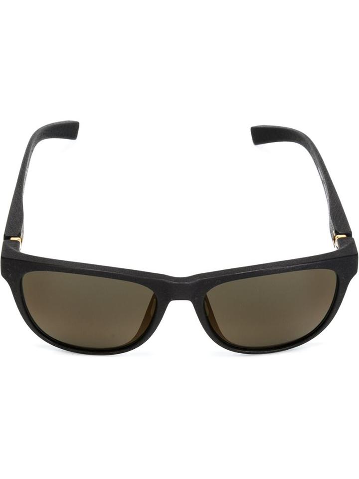 Mykita Pina Sunglasses, Adult Unisex, Black, Plastic