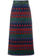 Gucci Psychedelic Logo Print Skirt - Multicolour