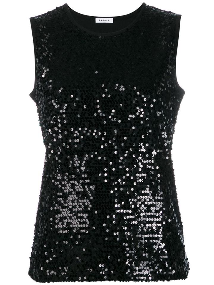 P.a.r.o.s.h. Runway Tank Top - Black