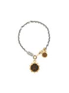 Vivienne Westwood Wheels Pendants Short Necklace, Women's, Metallic