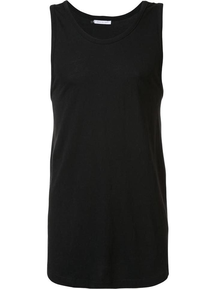 John Elliott 'curve' Tank Top, Men's, Size: Medium, Black, Micromodal/supima Cotton