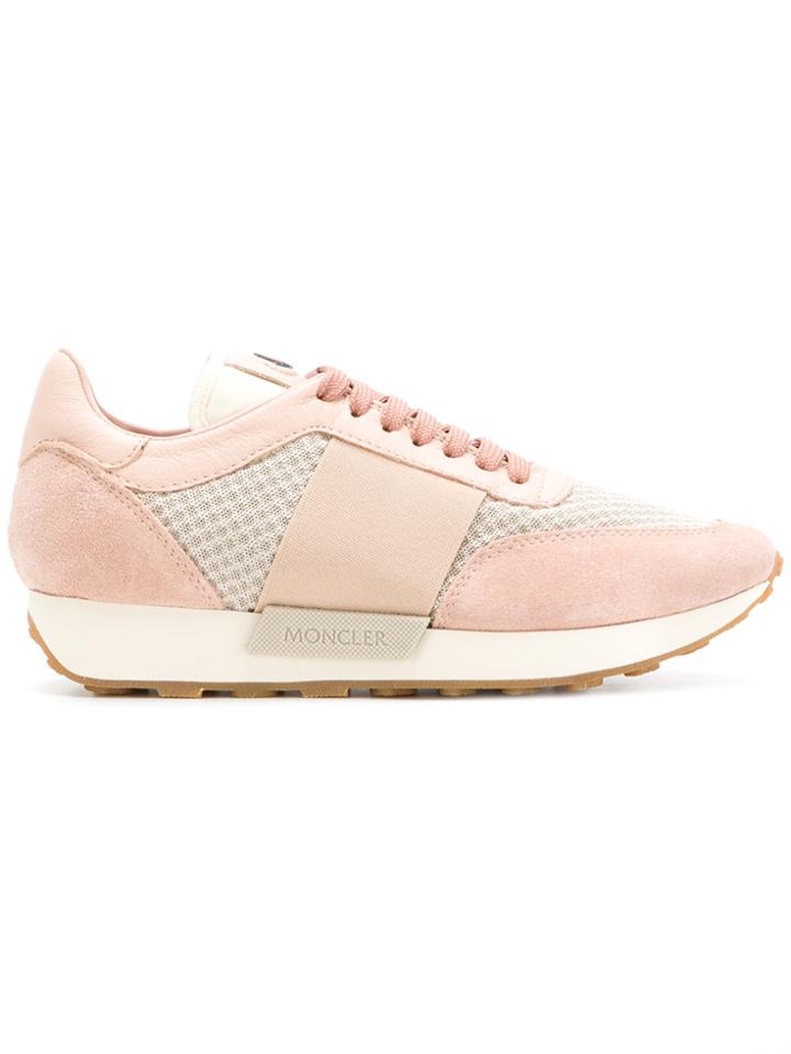 Moncler Waffled Runner Sneakers - Pink & Purple