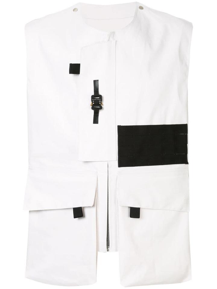1017 Alyx 9sm Flap Pocket Vest - White