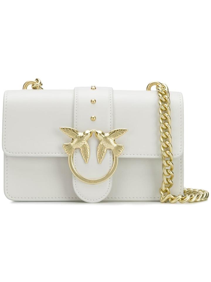 Pinko Love Simply Shoulder Bag - White