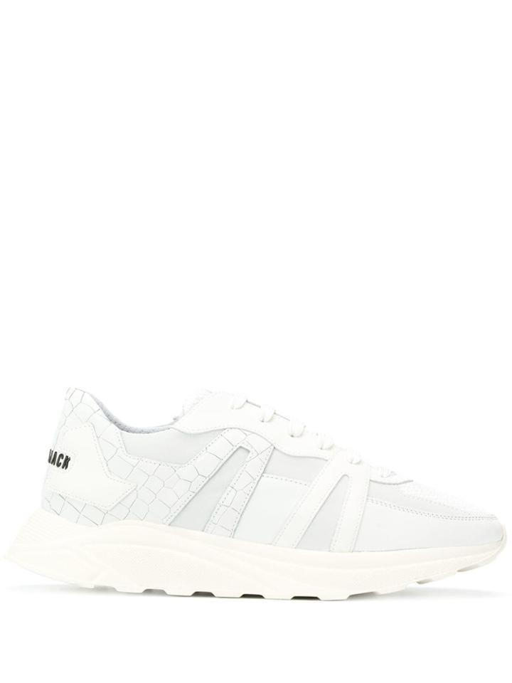 Hide & Jack Embossed Sneakers - White