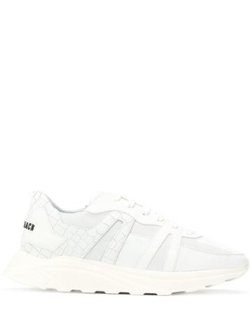 Hide & Jack Embossed Sneakers - White