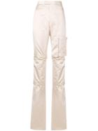 Raf Simons Long Slim-fit Trousers - Nude & Neutrals