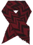 Faliero Sarti 'luciana' Scarf, Women's, Red, Virgin Wool/silk/viscose