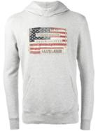 Polo Ralph Lauren Flag Patch Hoodie, Men's, Size: Large, Grey, Cotton