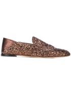 Rochas Glitter Loafers - Multicolour