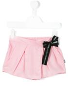 Karl Lagerfeld Kids - Wrap Front Shorts - Kids - Lyocell - 6 Yrs, Pink/purple