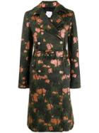Stella Jean Palm Tree Print Coat - Green