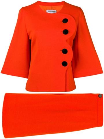 Pierre Cardin Pre-owned 1980 Skirt Suit - Yellow