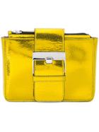 Sergio Rossi Buckled Clutch - Metallic