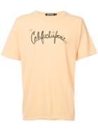 Adaptation - Califuckinfornia Vintage T-shirt - Unisex - Cotton/polyester - M/l, Yellow/orange, Cotton/polyester