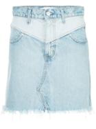 Nobody Denim Vline Piper Skirt Jovial - Blue