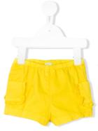 Il Gufo - Side Pockets Shorts - Kids - Cotton/spandex/elastane - 36 Mth, Yellow/orange