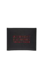Givenchy Address Print Card Holder - Black