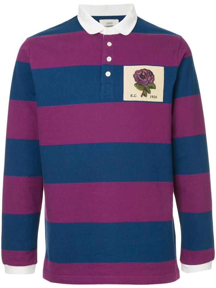 Kent & Curwen Long-sleeved Rose Polo Shirt - Multicolour