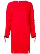 Karl Lagerfeld Logo Print Sweatshirt Dress - Red
