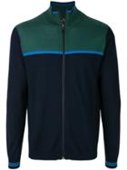 Ps Paul Smith Colour Block Cardigan - Blue