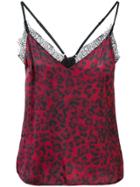 Anine Bing Spaghetti Straps Top - Red