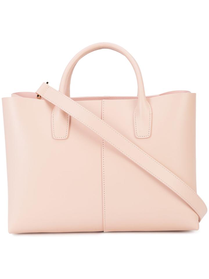 Mansur Gavriel Folded Tote Bag - Pink & Purple