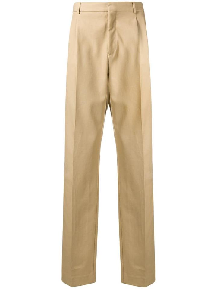 Calvin Klein 205w39nyc Side Stripe Tailored Trousers - Neutrals
