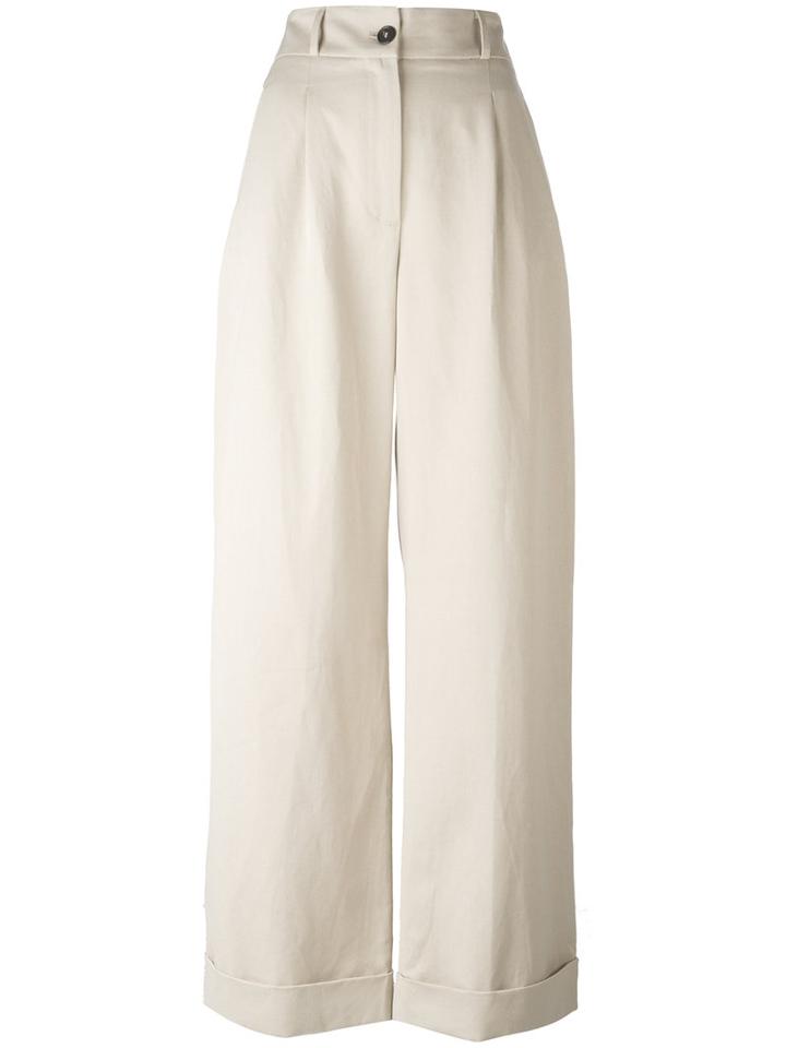 Société Anonyme Summer Brunch Pants, Women's, Size: 44, Nude/neutrals, Silk/cotton