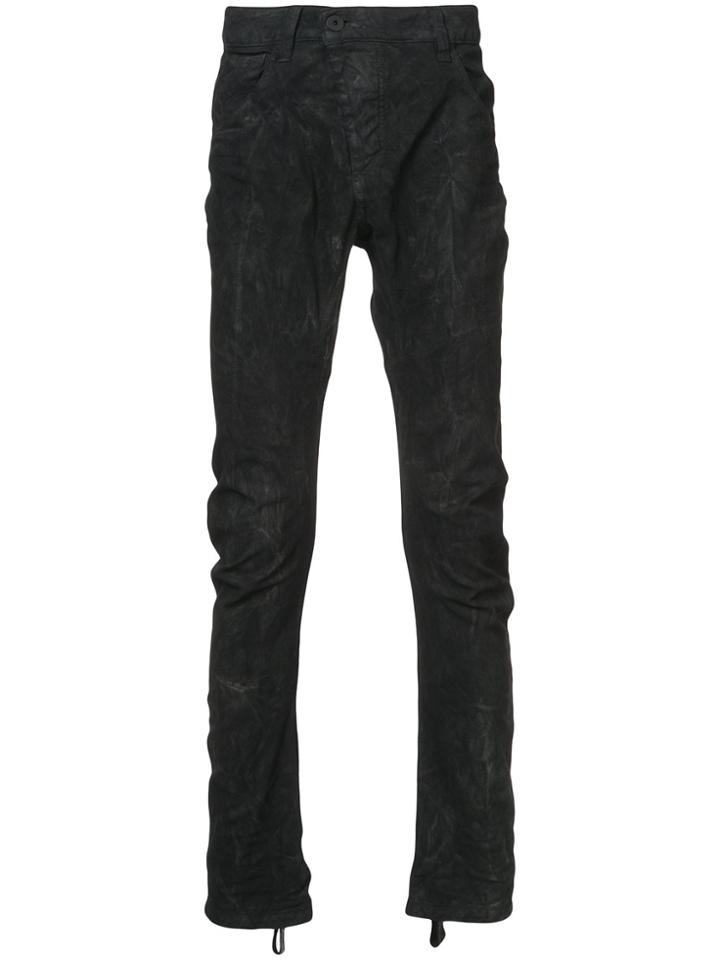 11 By Boris Bidjan Saberi Distressed Cargo Trousers - Black