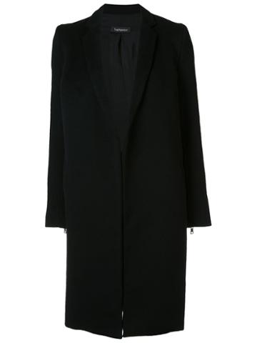Theperfext 'manhattan' Coat, Women's, Size: Medium, Black, Silk/polyamide/cashmere/virgin Wool