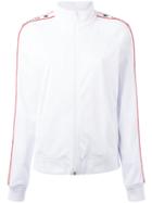 Givenchy Sleeve Panel Zip Cardigan, Women's, Size: 38, White, Polyester
