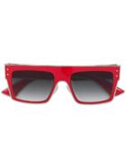 Moschino Eyewear Square Sunglasses - Red