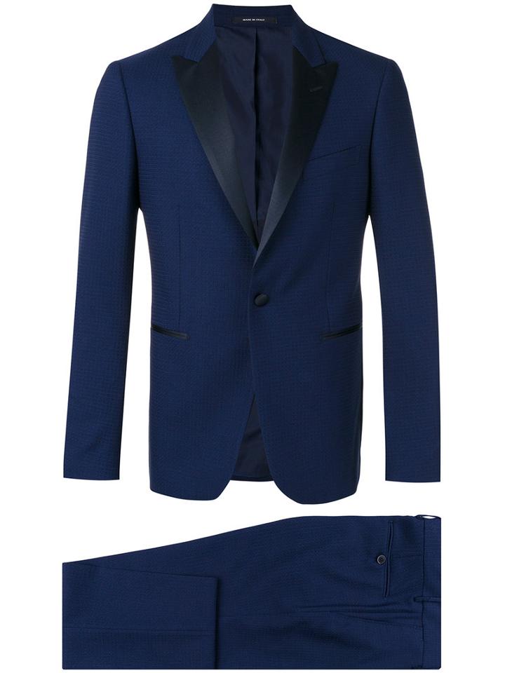 Dinner - Two-piece Dinner Suit - Men - Silk/cupro/wool - 46, Blue, Silk/cupro/wool