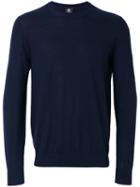 Ps By Paul Smith - Crew-neck Jumper - Men - Merino - L, Blue, Merino