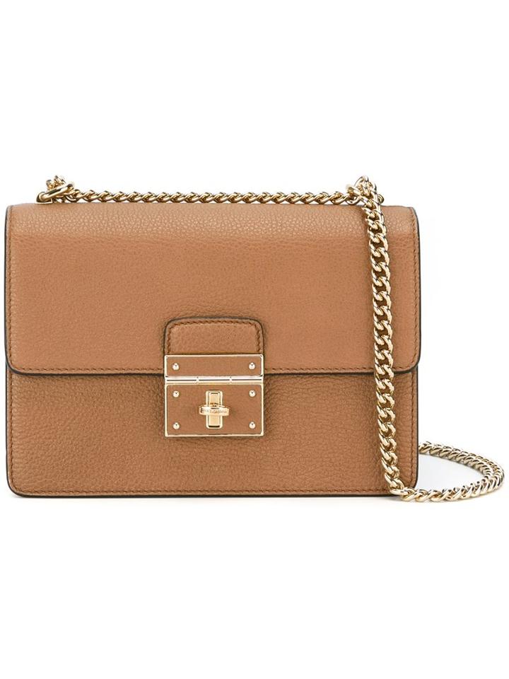 Dolce & Gabbana 'rosalia' Shoulder Bag, Women's, Nude/neutrals
