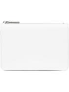 Maison Margiela Zipped Clutch Bag, Women's, White, Leather