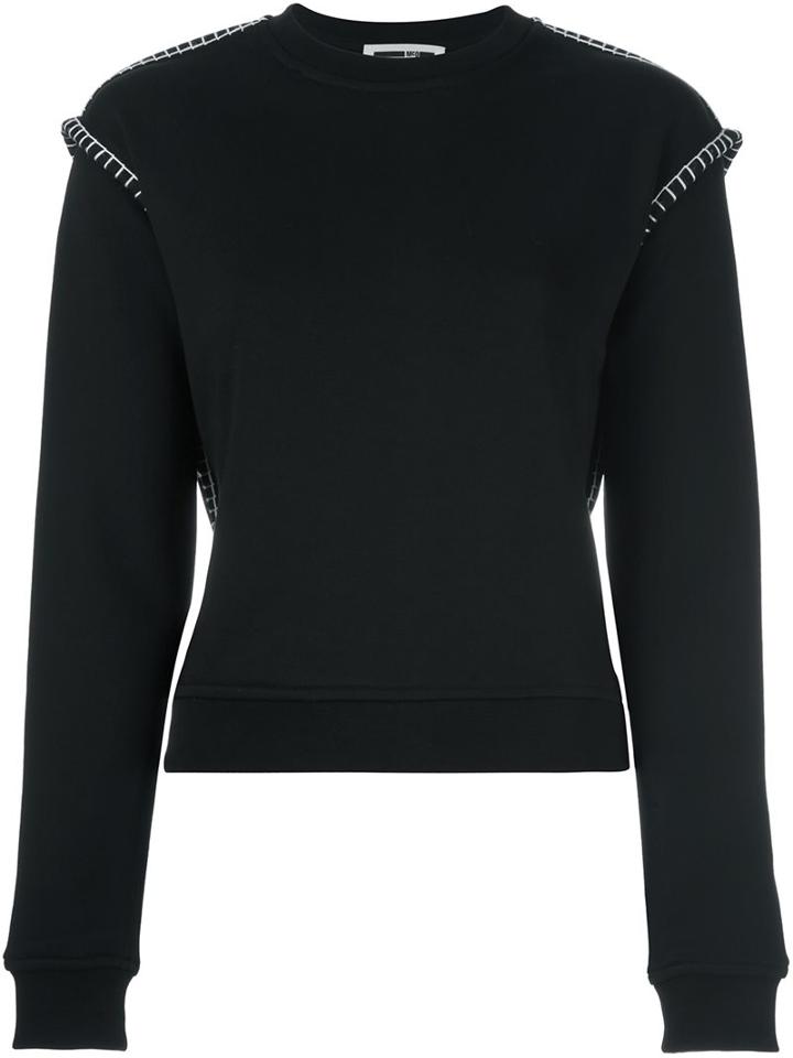 Mcq Alexander Mcqueen Stitch Detail Sweatshirt