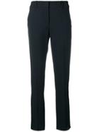 Emporio Armani Slim Fit Tailored Trousers - Blue