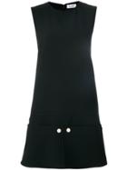 Courrèges Colour-block Shift Dress - Black
