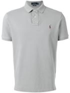 Polo Ralph Lauren Logo Embroidered Polo Shirt, Men's, Size: Xl, Grey, Cotton