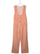 Dondup Kids Corduroy Jumpsuit - Pink