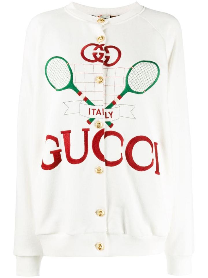 Gucci Reversible Gucci Tennis Jacket - White