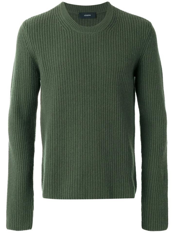 Joseph - Ribbed Cashmere Jumper - Men - Cashmere - L, Green, Cashmere