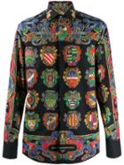 Dolce & Gabbana Coat Of Arms Shirt - Black